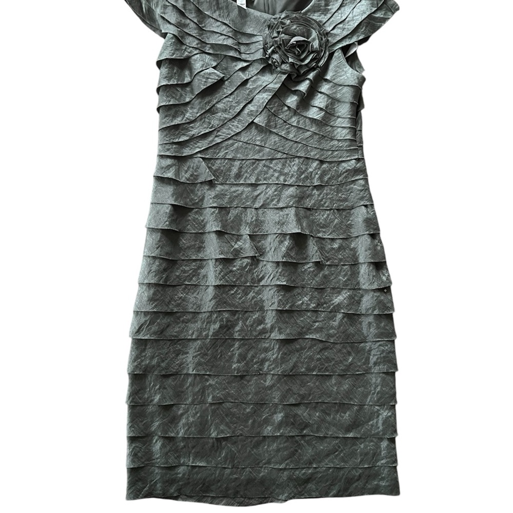 Elegant Gray Layered Dress